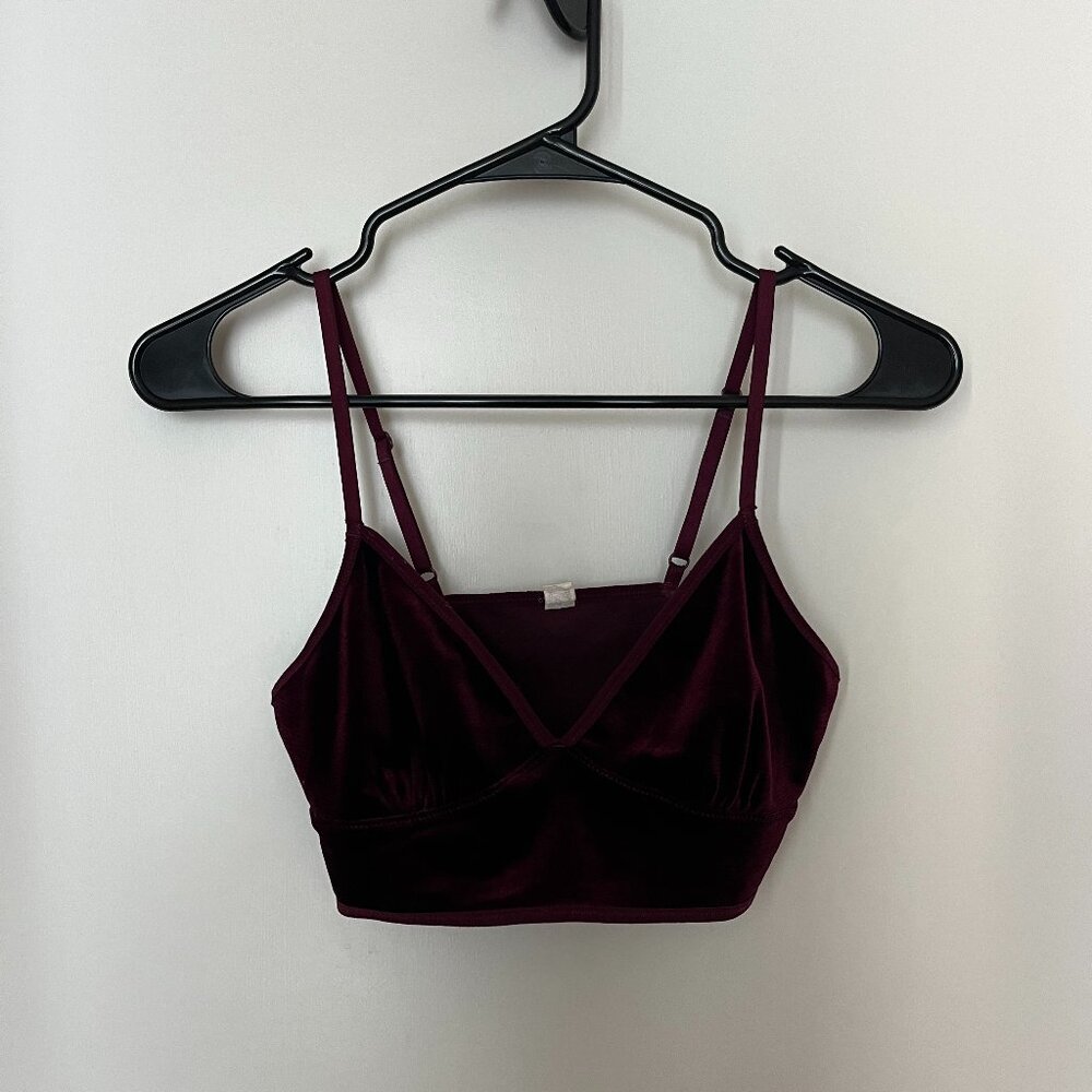 Me to We Velvet Crop Top